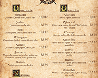Pizzeria de l'Horloge - NOZEROY