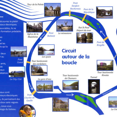 Location de bateaux électriques - Doubs Plaisance