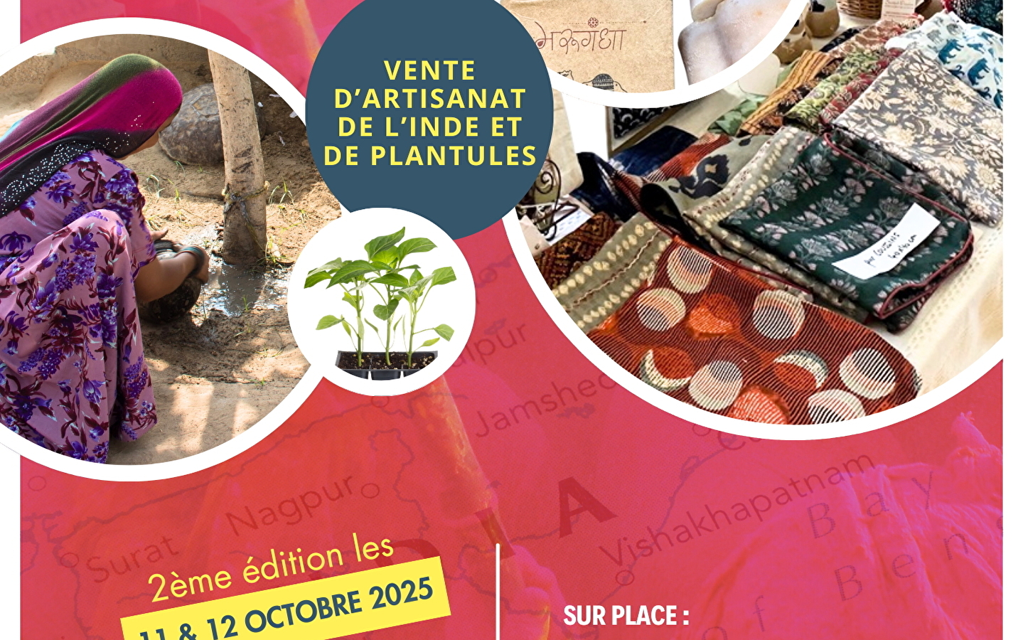 Marché solidaire de Mahilao - Solidarité Femmes