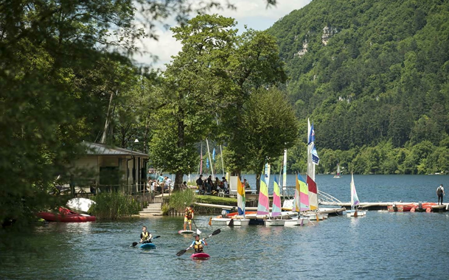 Voile sur le lac de Nantua