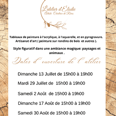 Les ateliers estivaux - 3h
