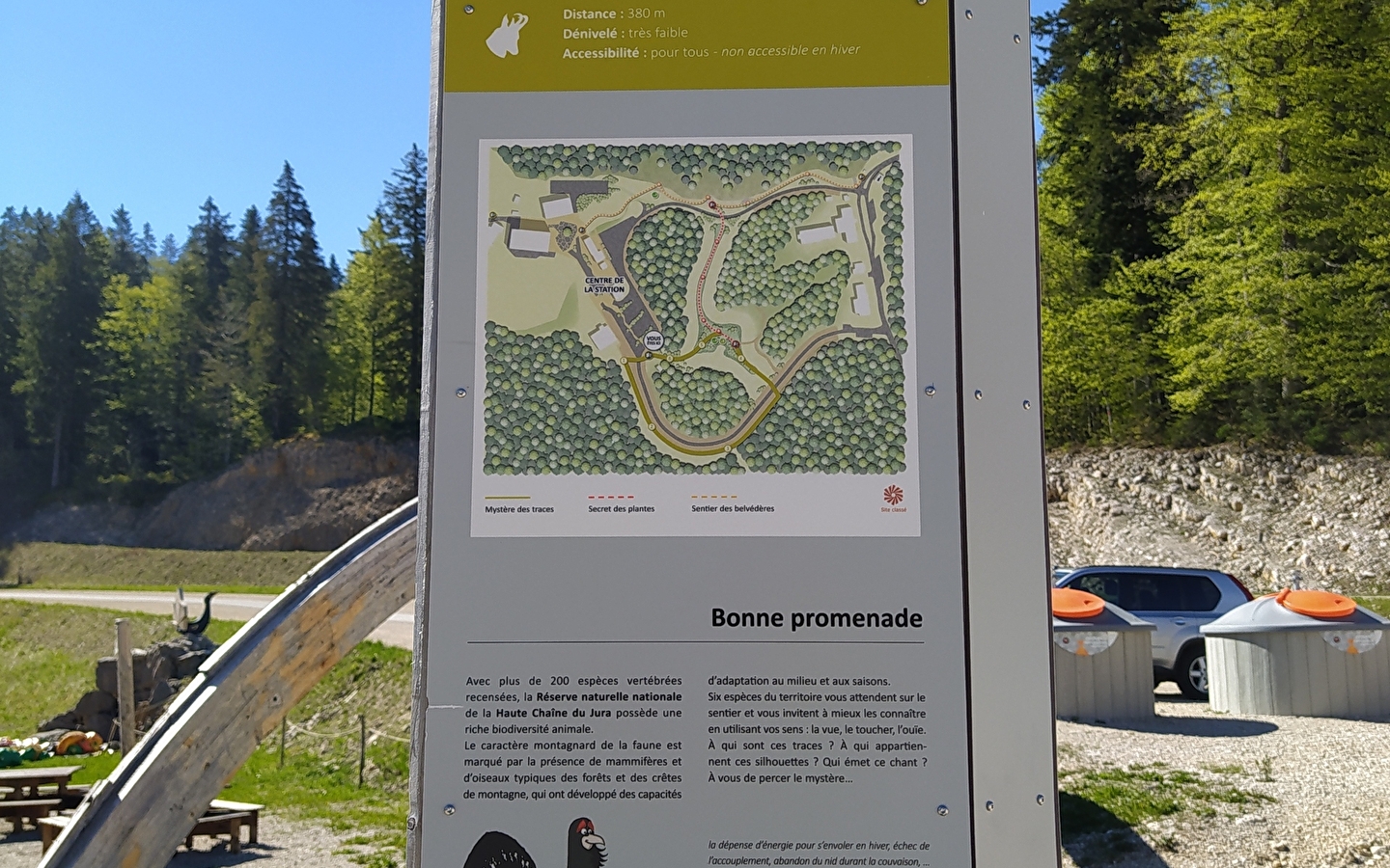 Sentier thématique : mystère des traces