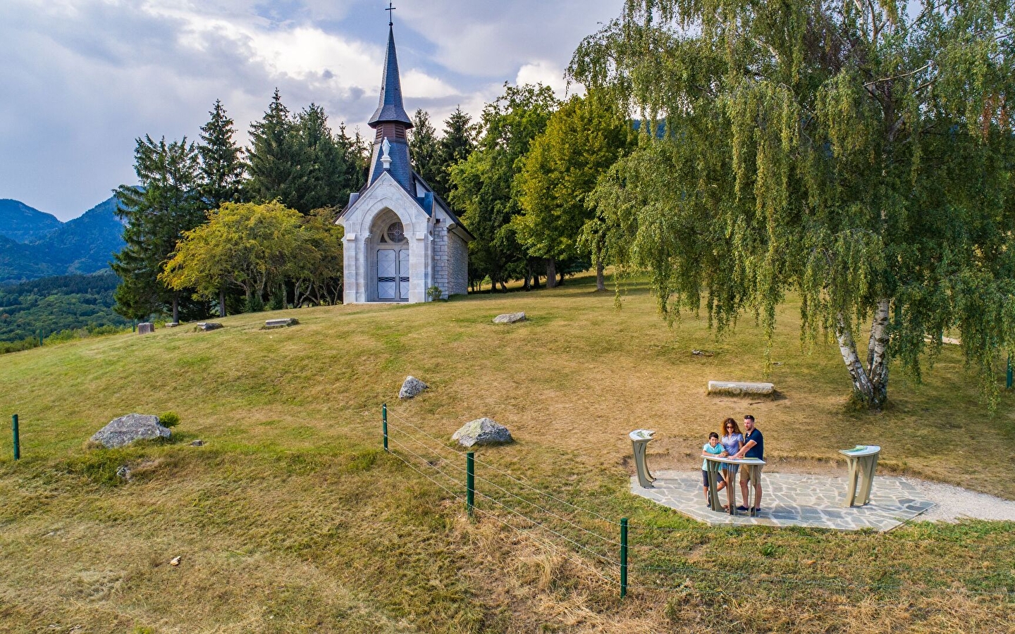 Randonnée pédestre : Gex - Vesancy - Chapelle Riantmont - Variante avec les chiens