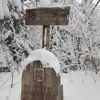 La Borne des 3 Cantons - Piste rouge de ski nordique