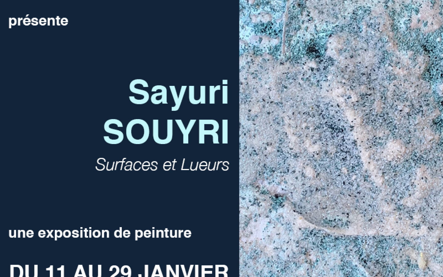 Exposition 'Surfaces et lueurs' - Sayuri Souyri