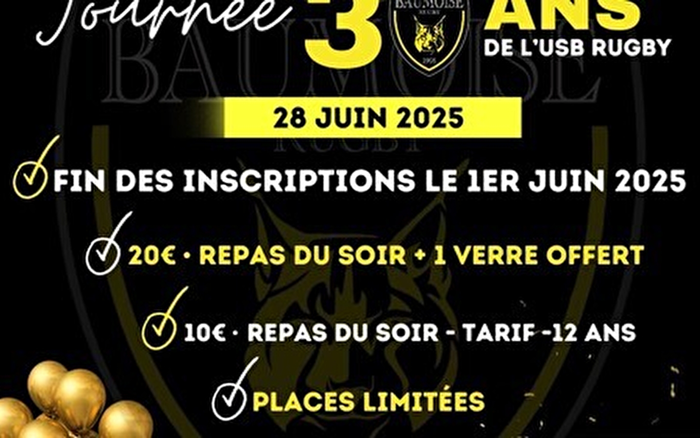 30 ANS de l'USB Rugby