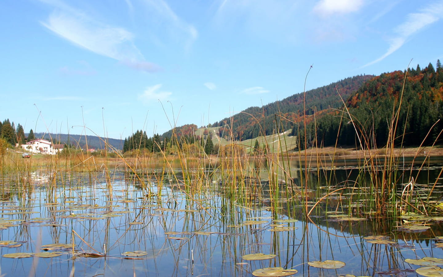 Le lac de Lamoura 