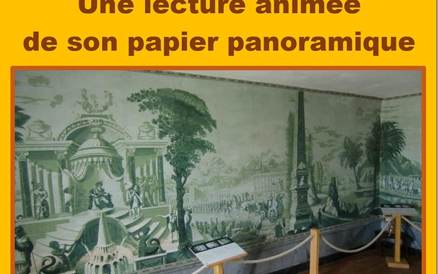 Lecture animée du papier panoramique - Maison du patrimoine