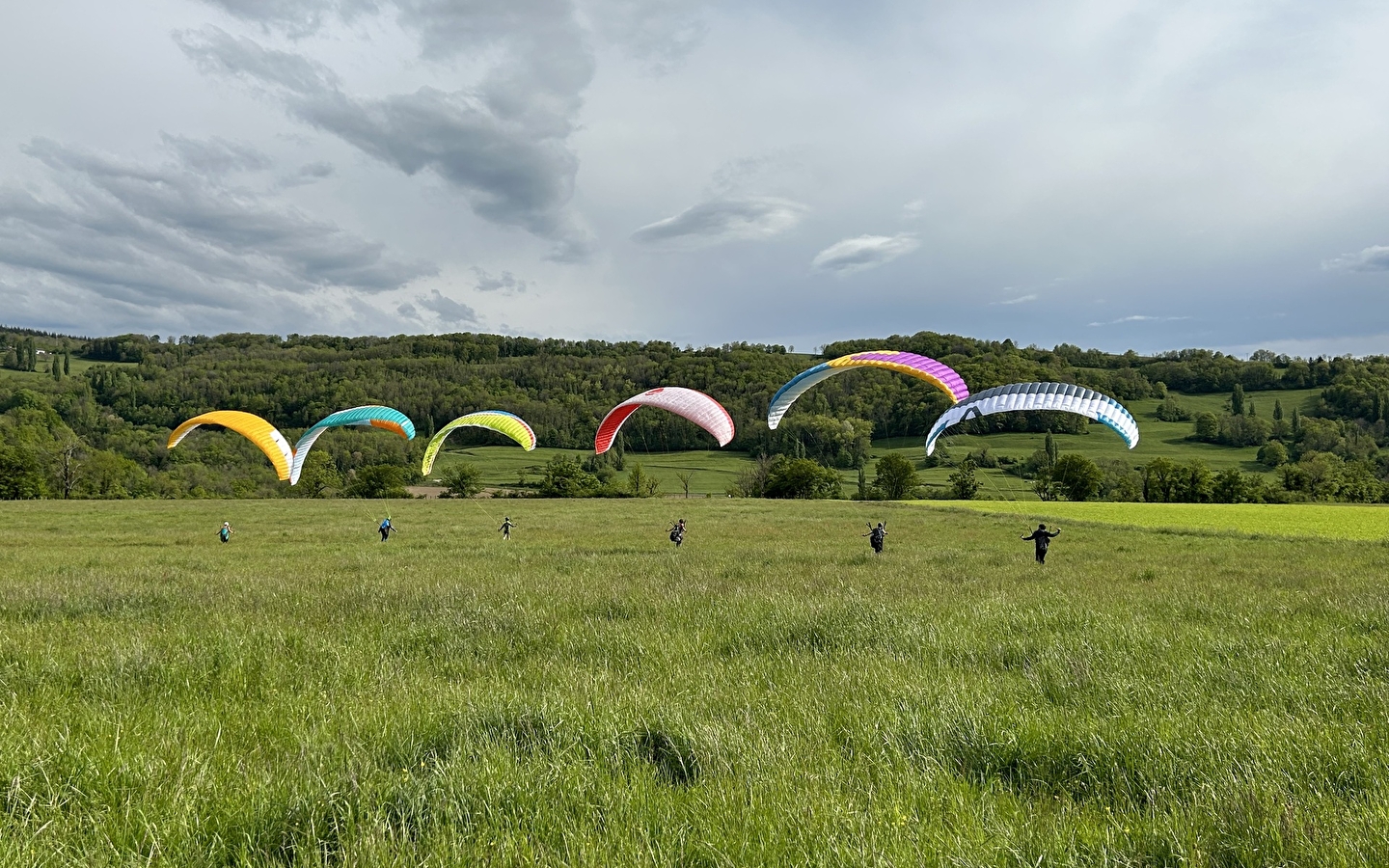 Baptême et école de parapente avec Val'senl'air