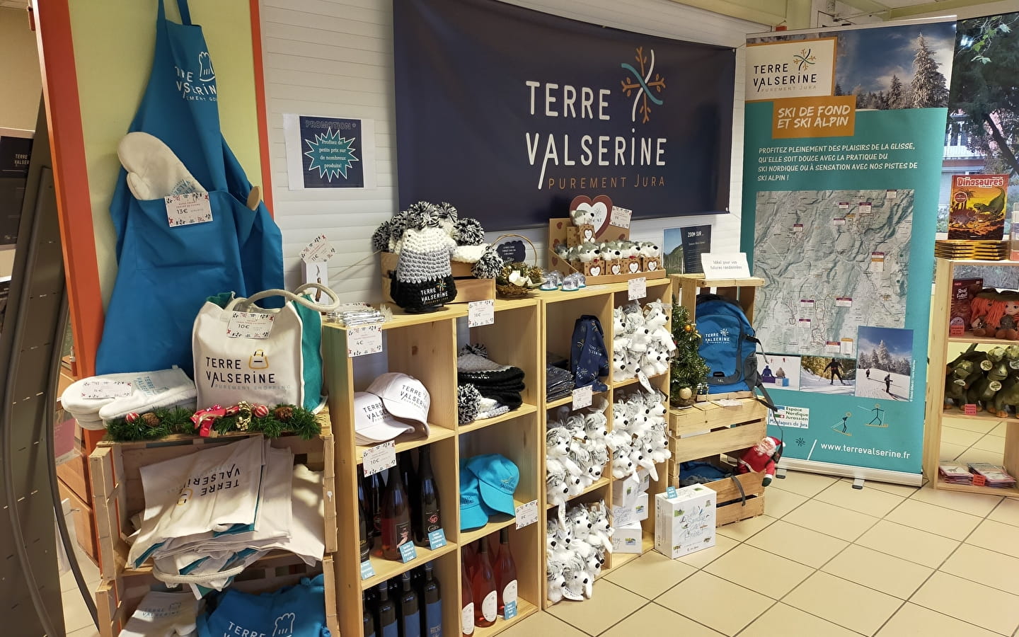 La boutique de l'Office de Tourisme Terre Valserhône