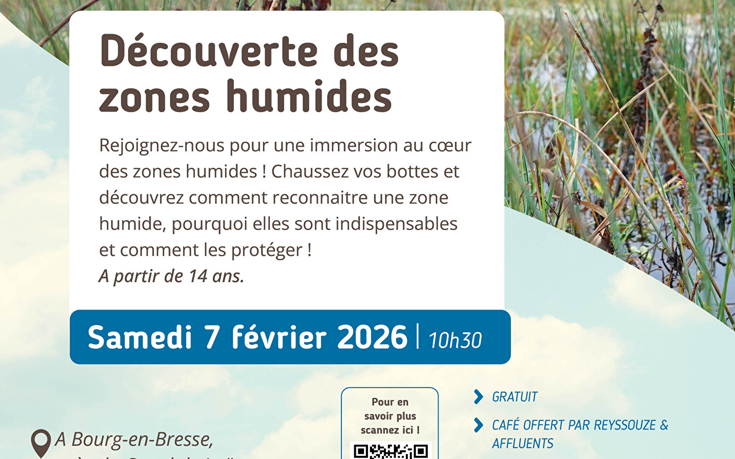 [Sortie nature] Découverte des zones humides - Bourg-en-Bresse