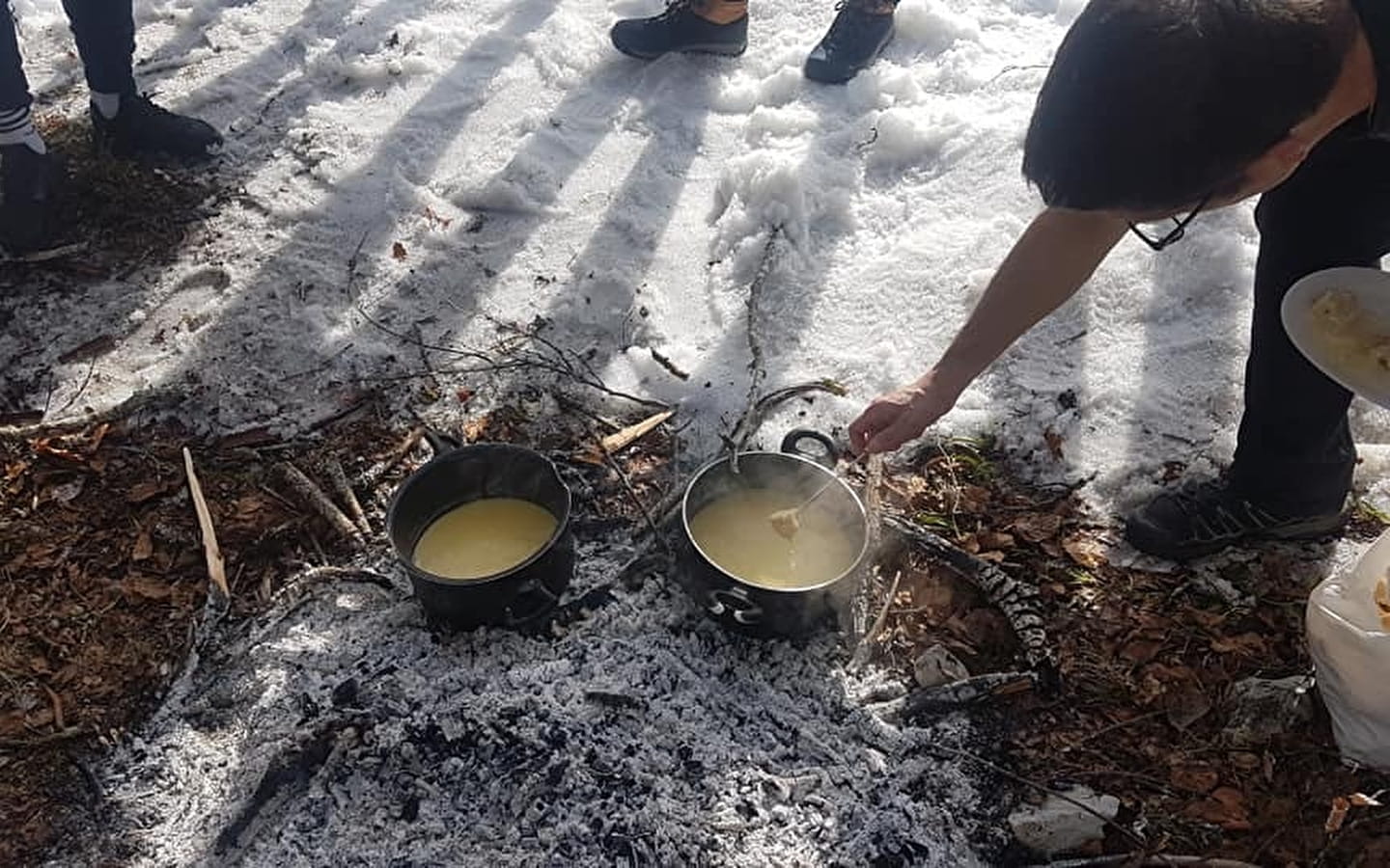 Sortie raquettes fondue avec Sylvain Poncet