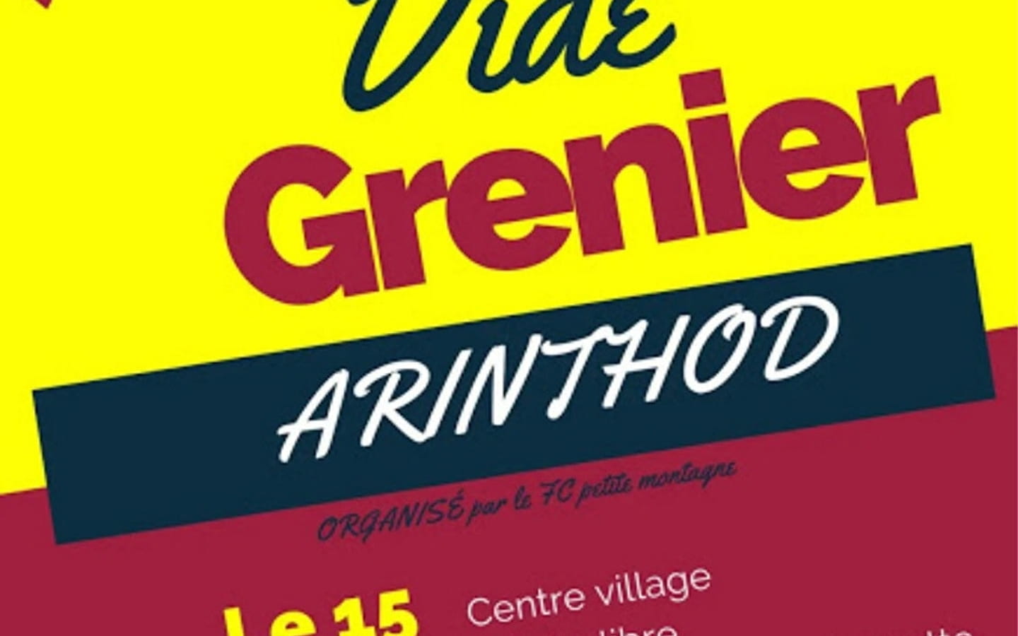 Vide-greniers à Arinthod