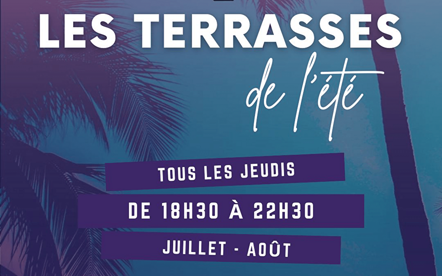 Les Terrasses de l'été 