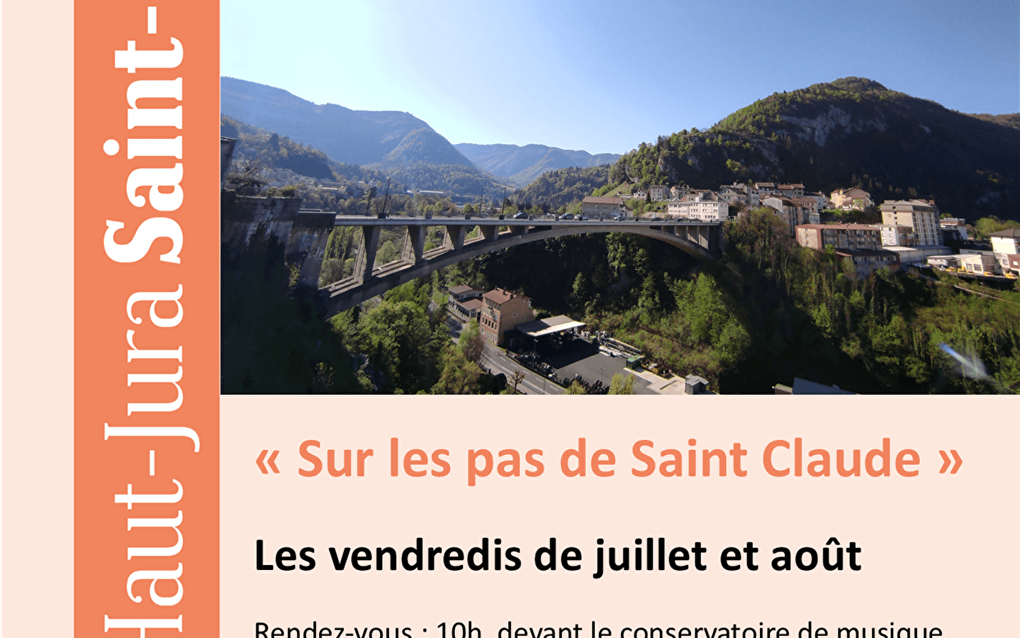 Office de Tourisme Haut-Jura Saint-Claude - visites guidées : Sur les pas de Saint-Claude