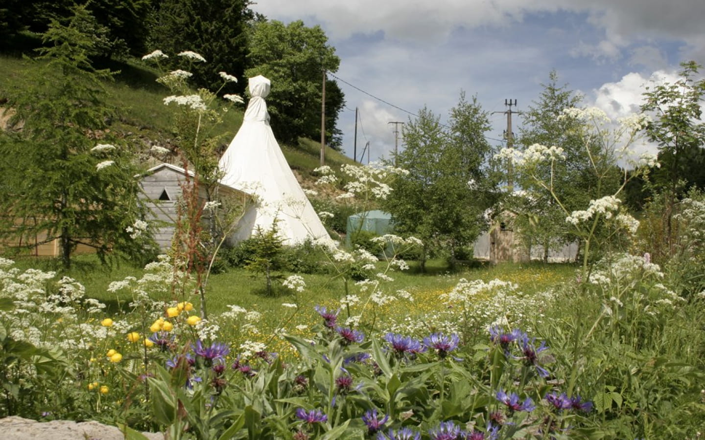 Le Refuge du Berbois - Yourte et tipis