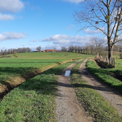 Etang des Baisses et ferme de Bévey