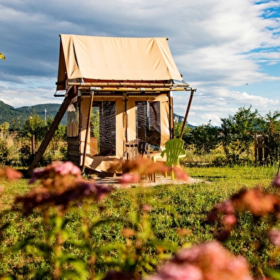 Les Lodges de la Viarhôna : les tentes-lodges