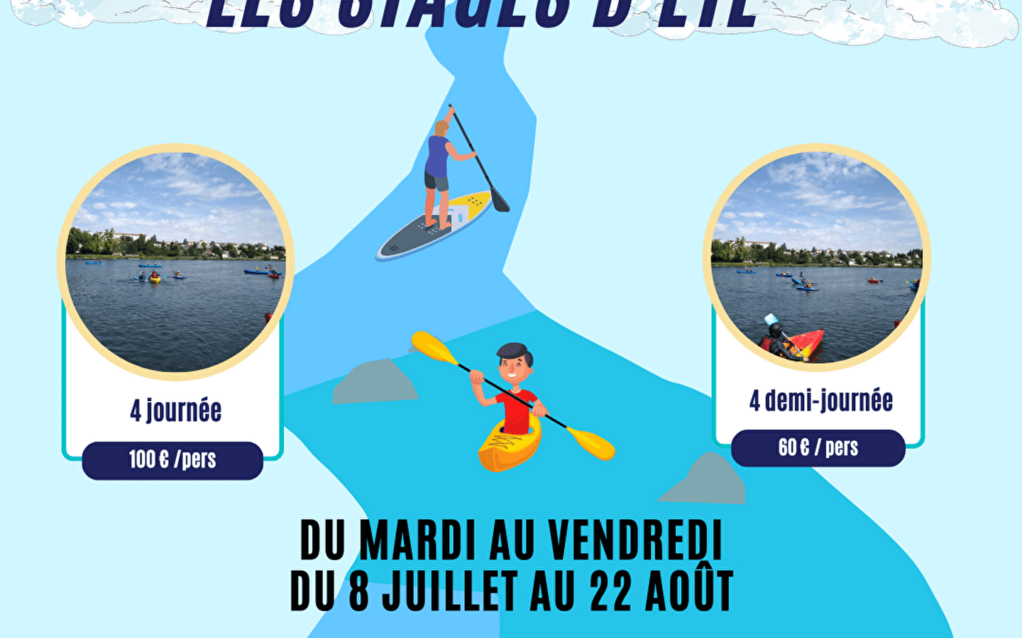 Stages d'été de canoë-kayak