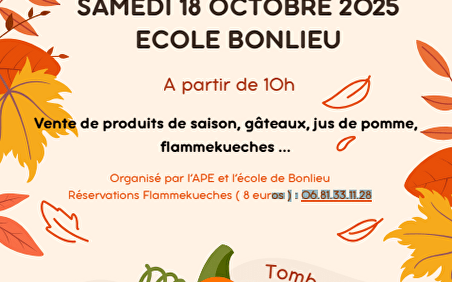 Marché d'automne