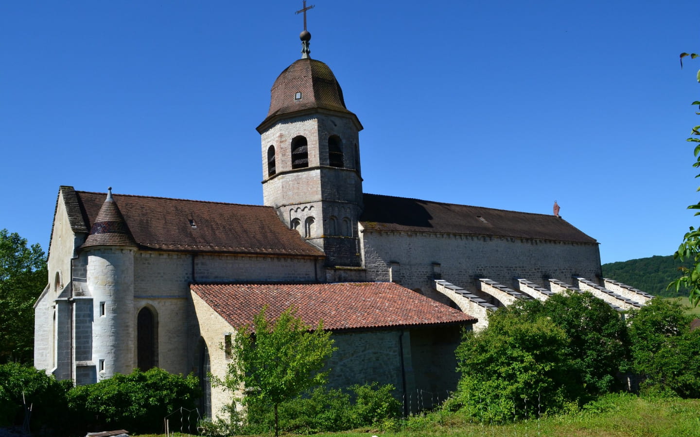 Belvédère du fays, abbaye de Gigny