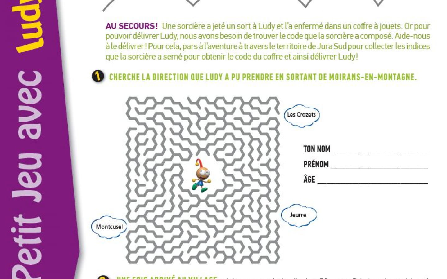 Jeu de piste 'Délivre Ludy'