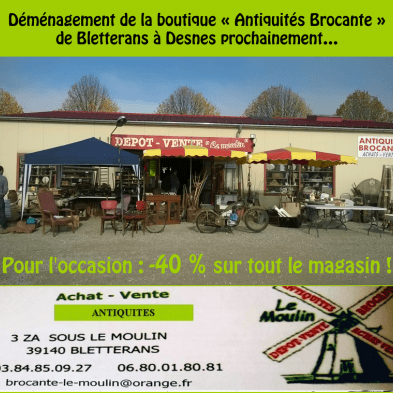 Brocante antiquité - le moulin