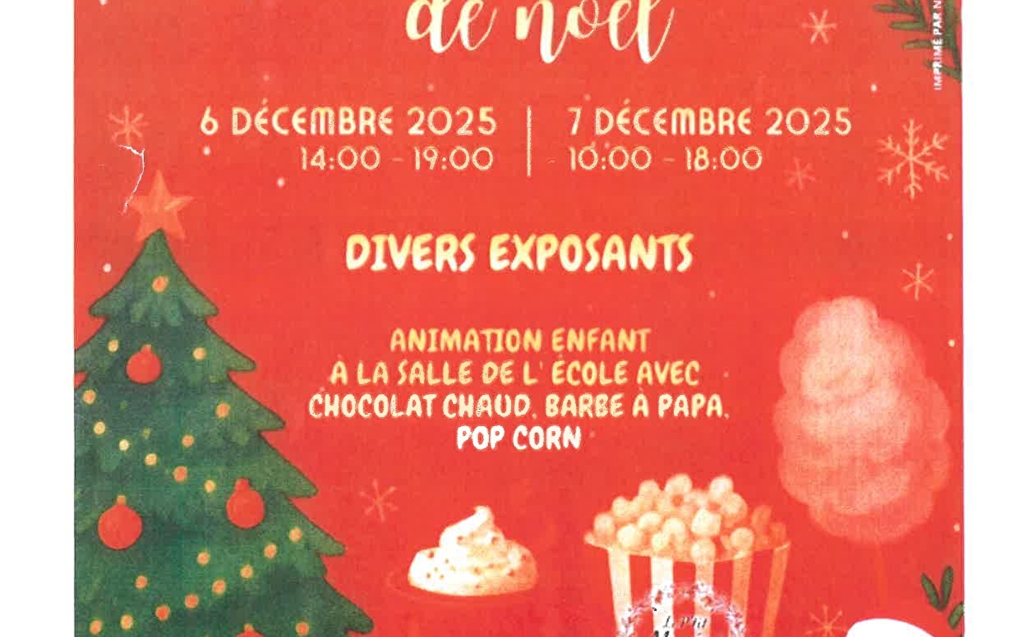 Marché de Noël à Provenchère