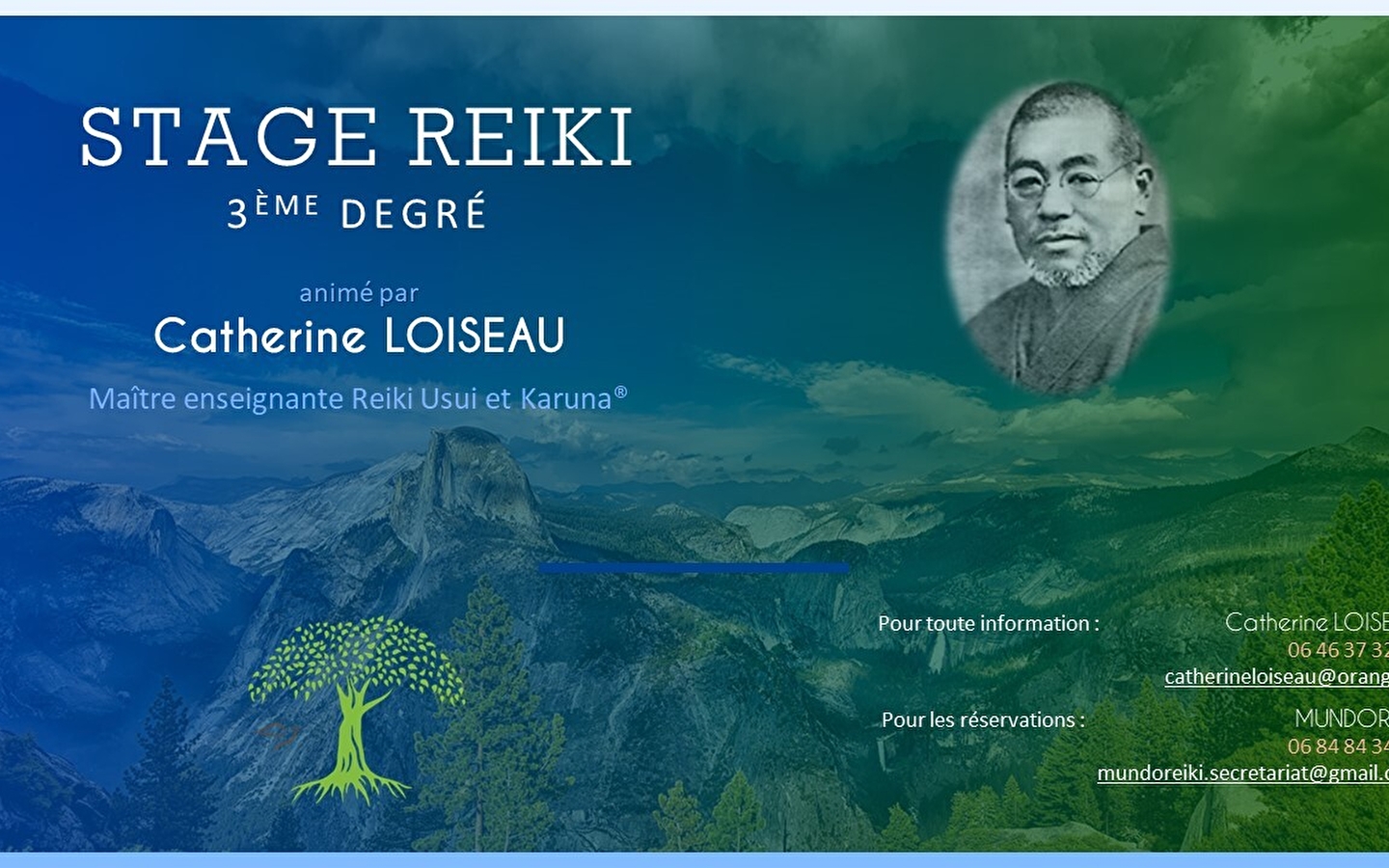 Stage de Reiki Usui niveau 3