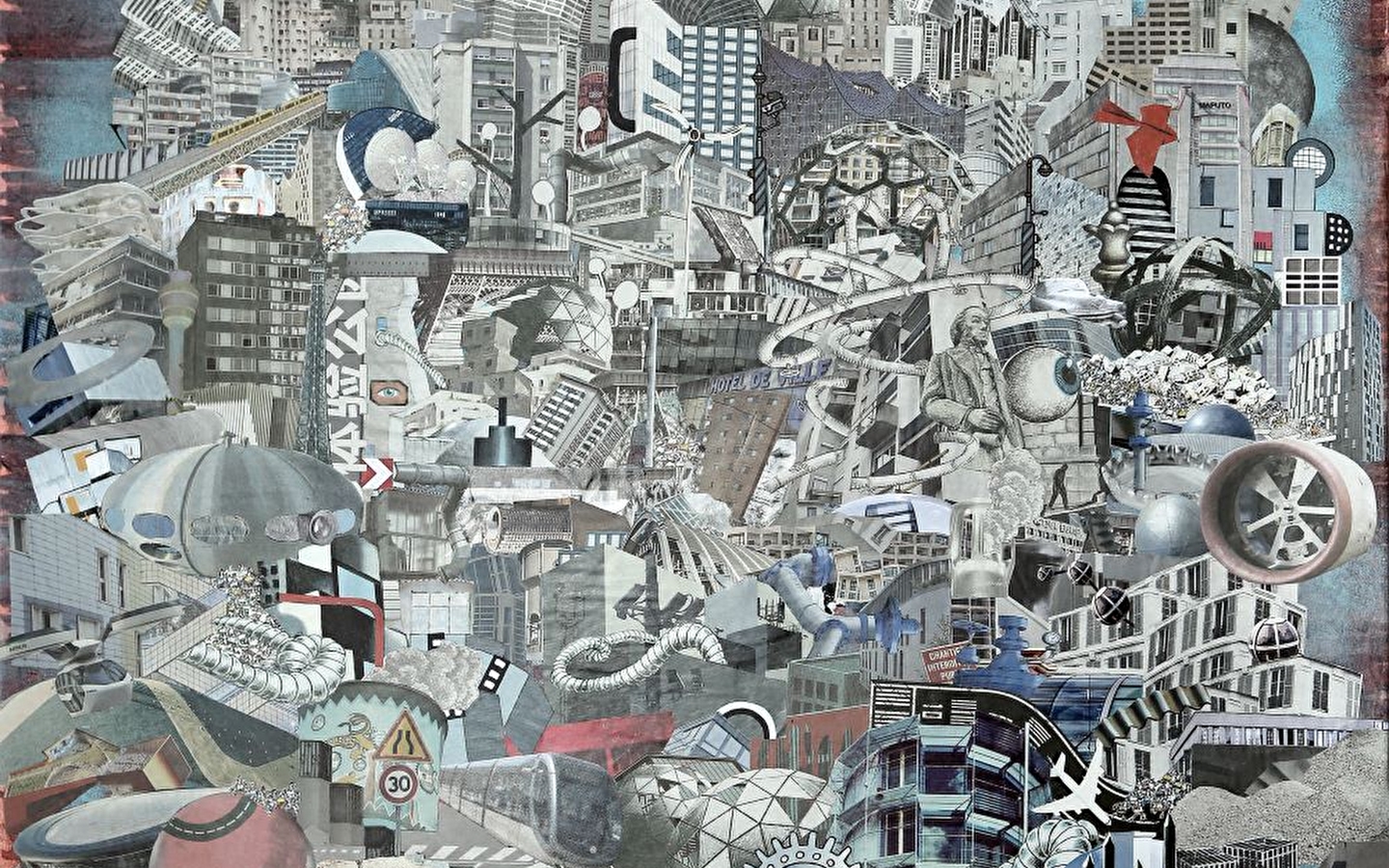 Expo JANNET, collages contemporains - REPORTÉE