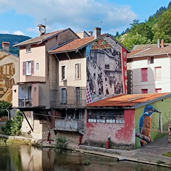 Circuit street-art : fresques murales de Tenay - TENAY