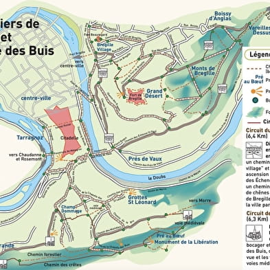 Les collines de Besançon