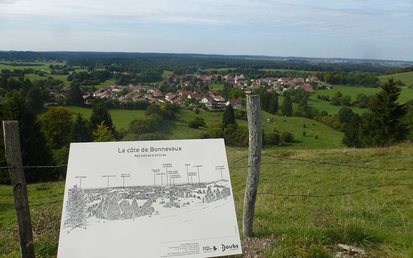 Le village de Bonnevaux