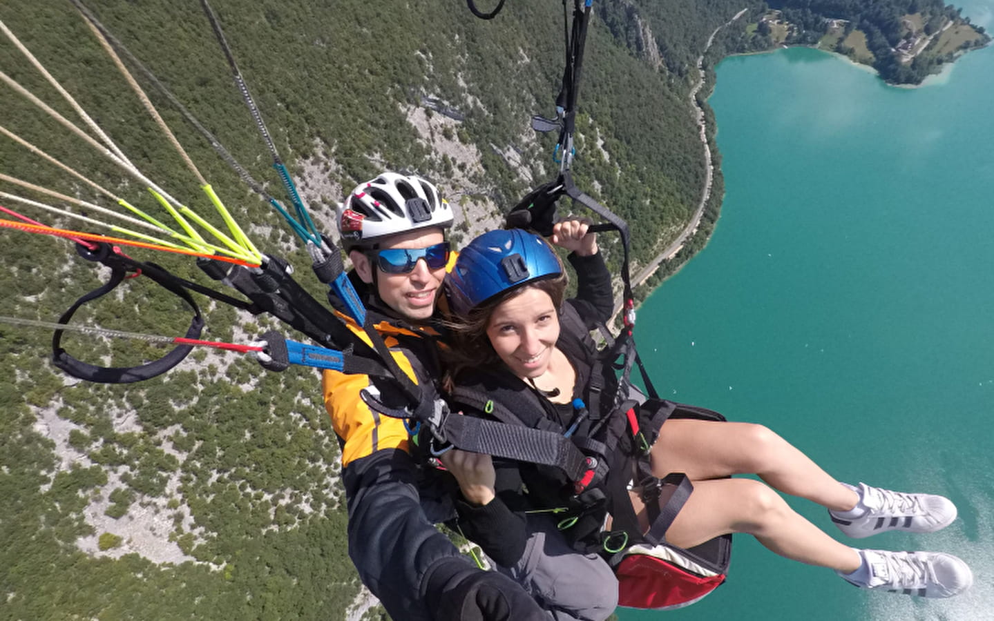 Baptême de parapente biplace