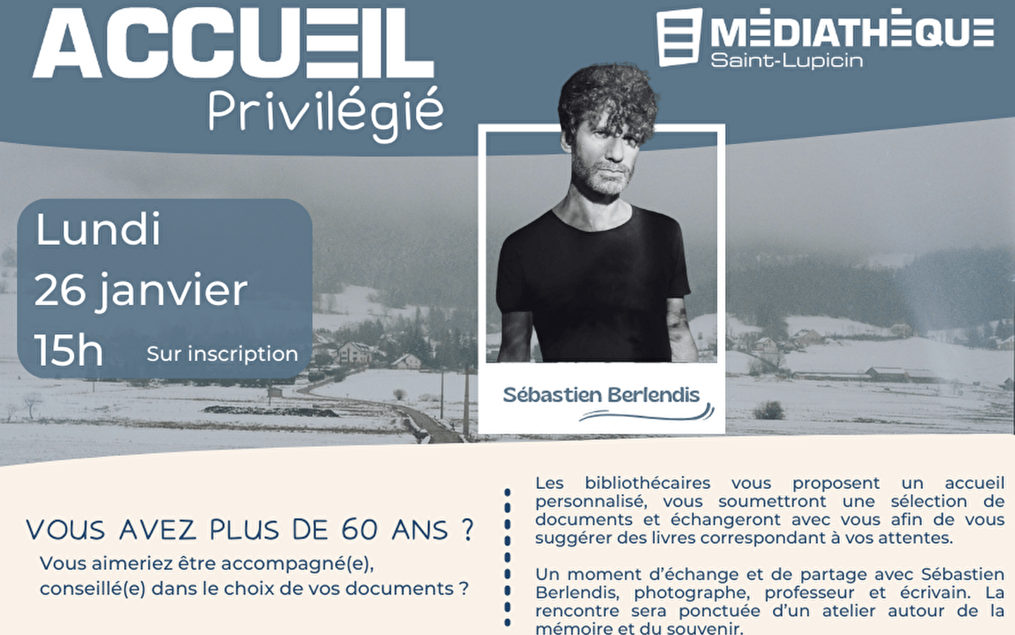 Médiathèque de Saint-Lupicin : Accueil privilégié