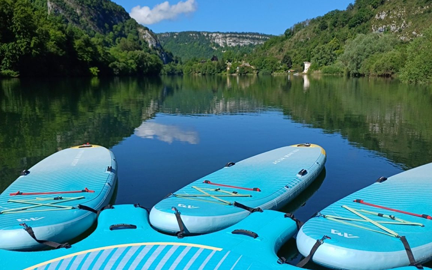 Séance Pilates sur Paddle