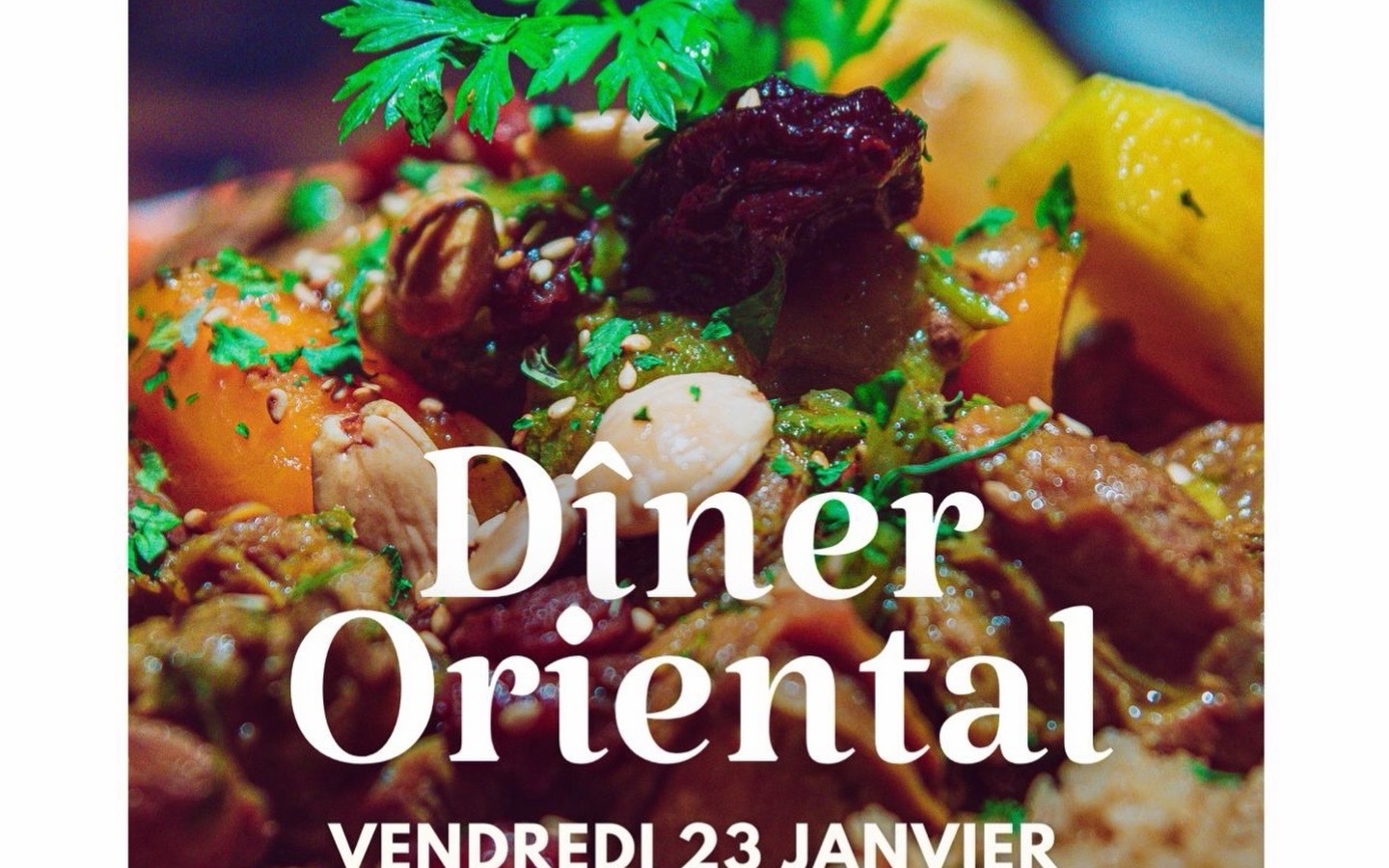 Diner oriental à la Barque