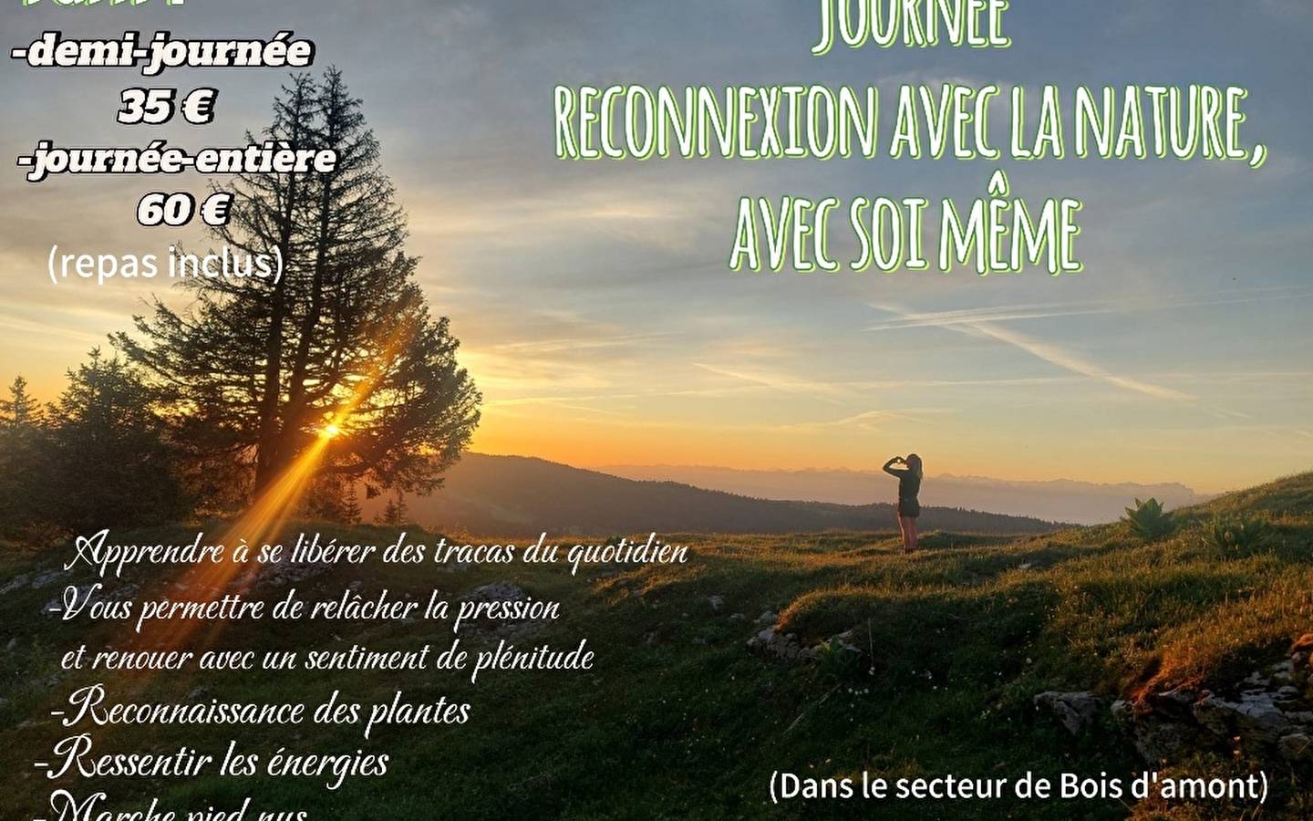 Journée reconnexion avec la nature, avec soi-même