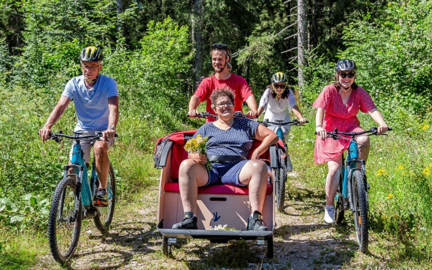 Location de VTT électriques à la Ferme Leonie