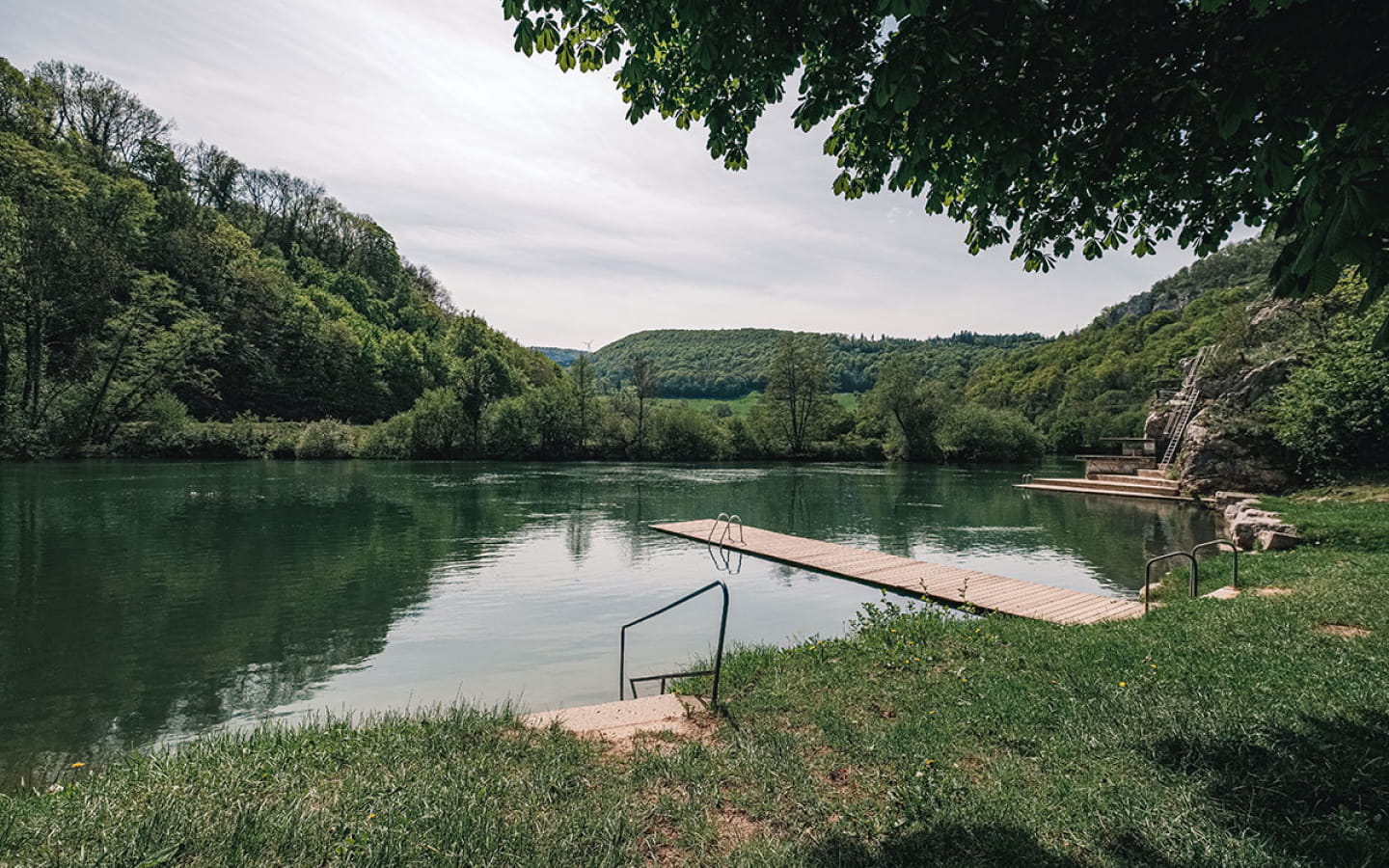 La plage de Pont-de-Roide-Vermondans