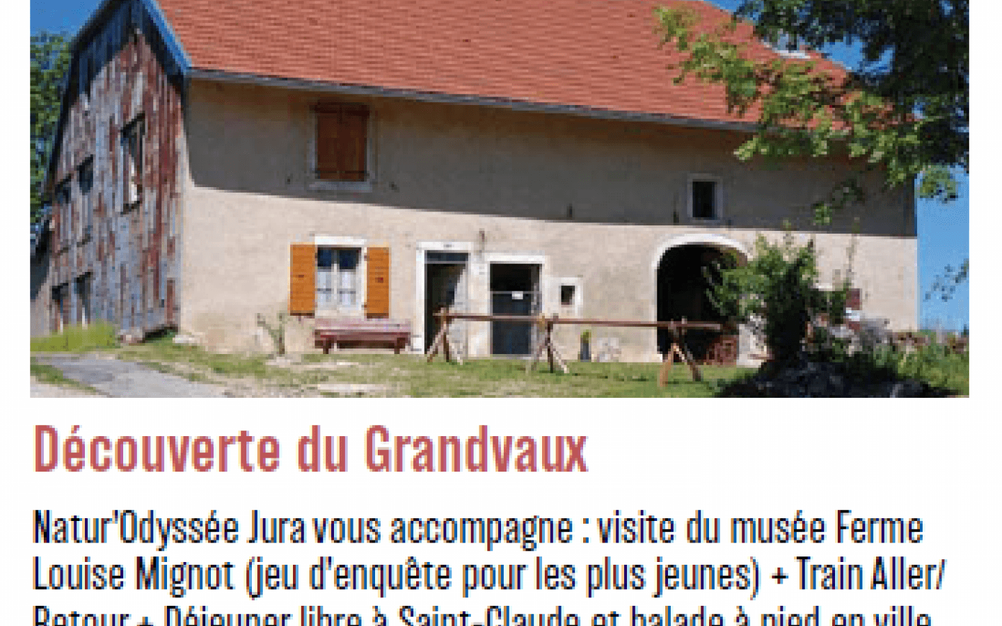 Excursion Ligne des Hirondelles depuis Saint-Laurent