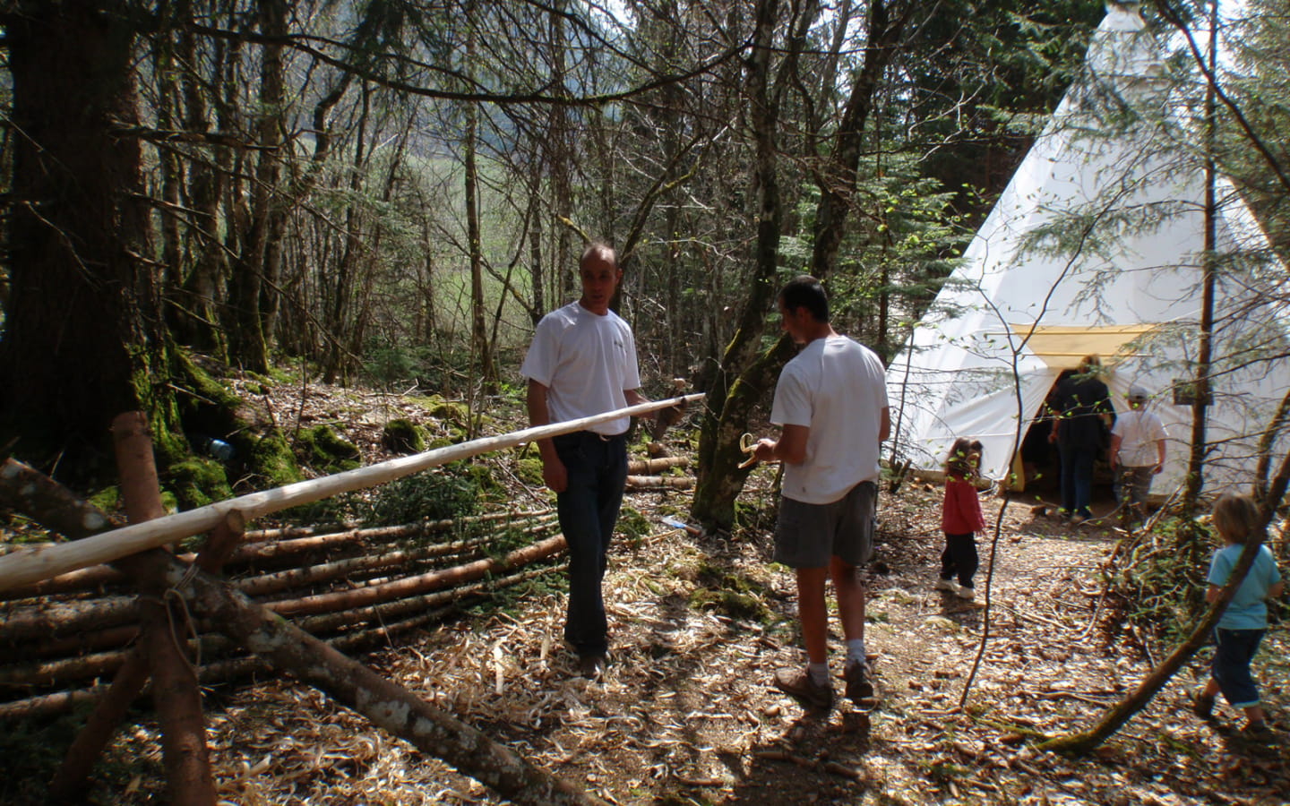 Tipi - En pleine nature