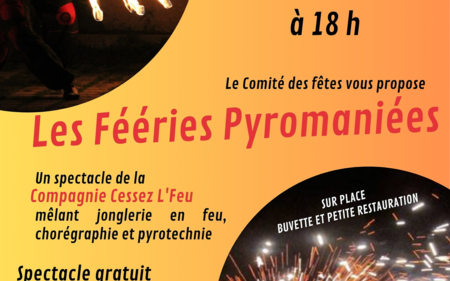 Spectacle 'Les fééries pyromaniées' - Téléthon