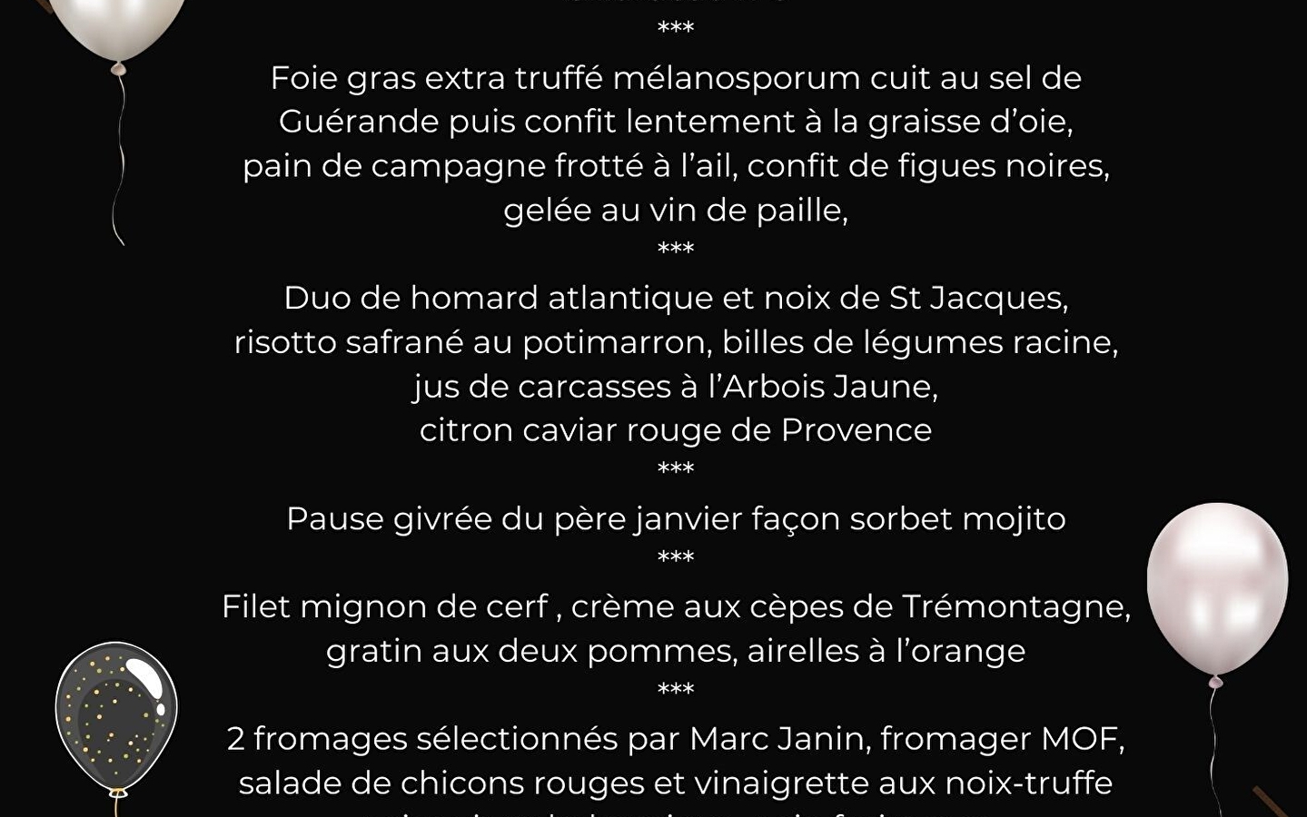 Réveillon de la Saint-Sylvestre à l'Abbaye