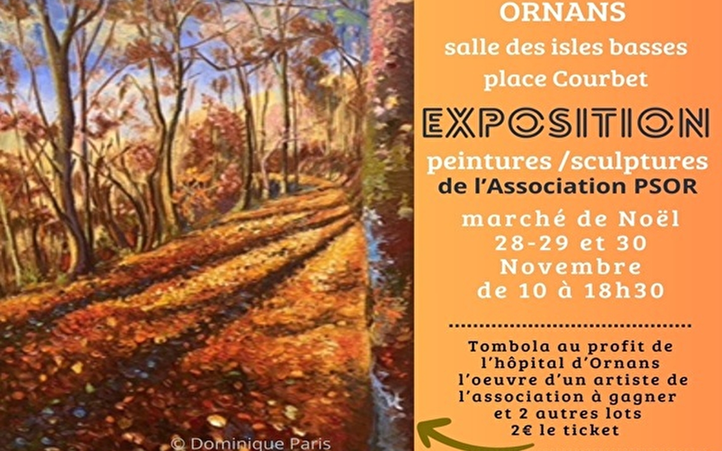 Exposition de peintures et de sculptures de l'association PSOR