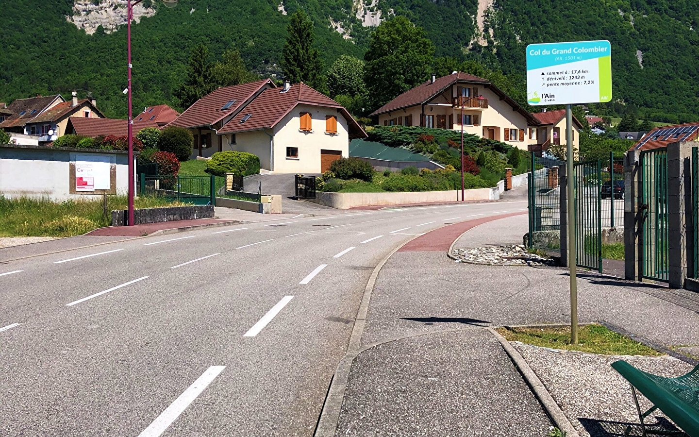 Col du Grand Colombier depuis Culoz
