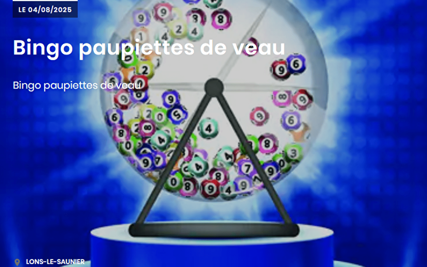Bingo 'Paupiettes de veau'