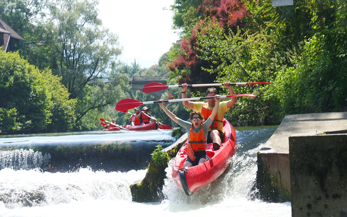 Foxagliss - Descente du Rhône Sauvage en soirée