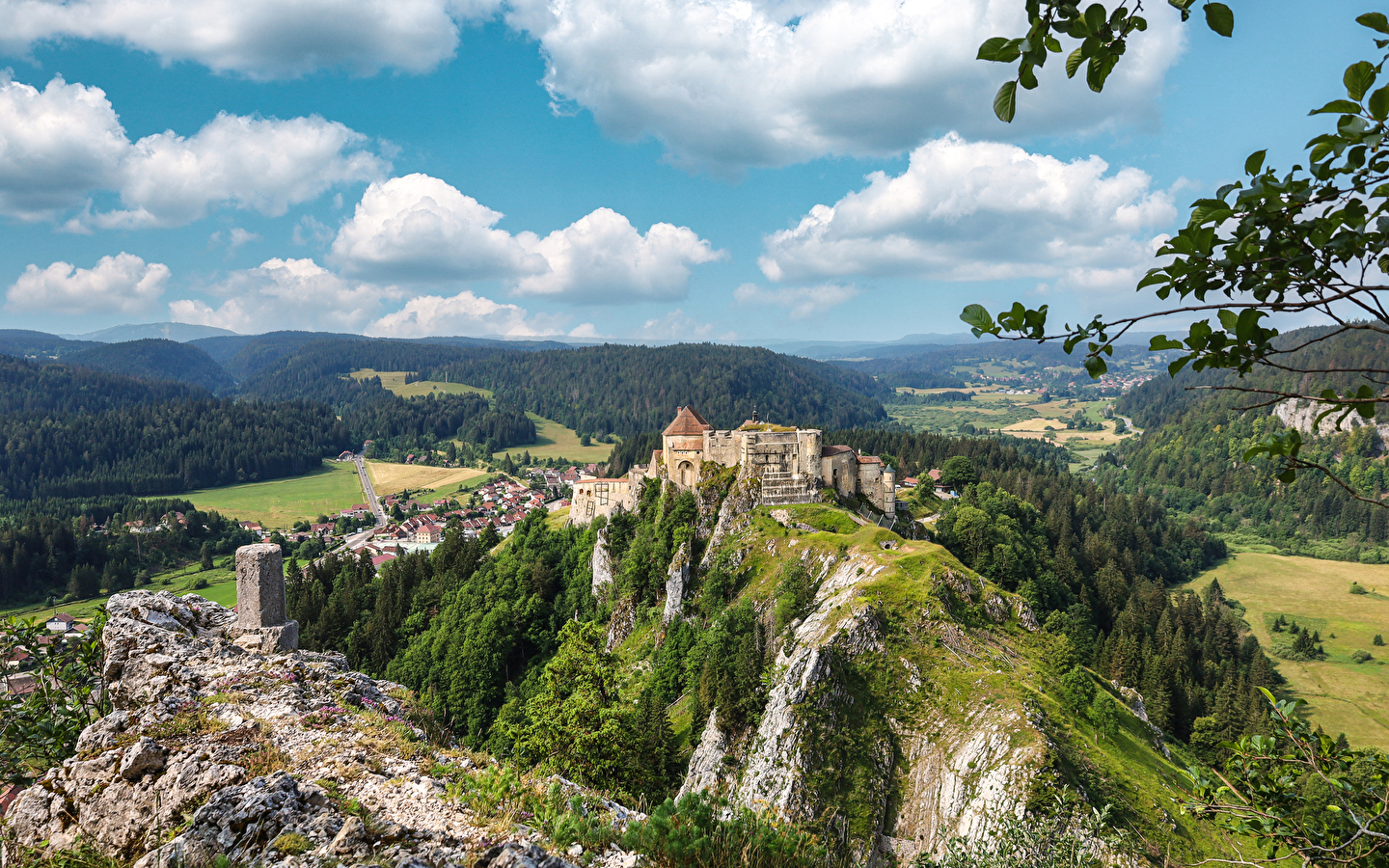 La Cluse et le Château de Joux