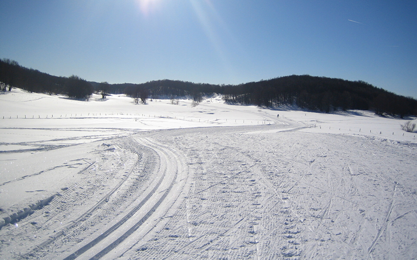 Ski nordique aux Plans d'Hotonnes - Plateau de Retord